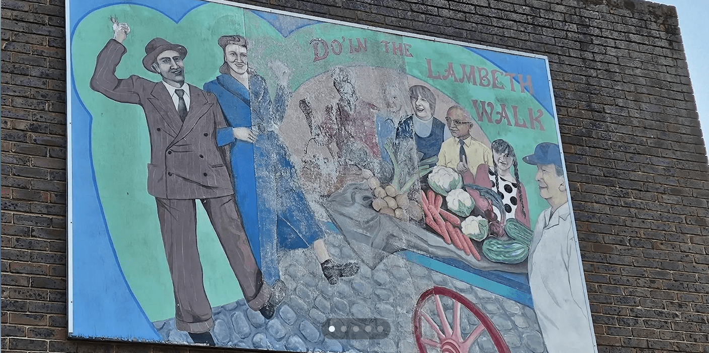 Doing the Lambeth Walk!